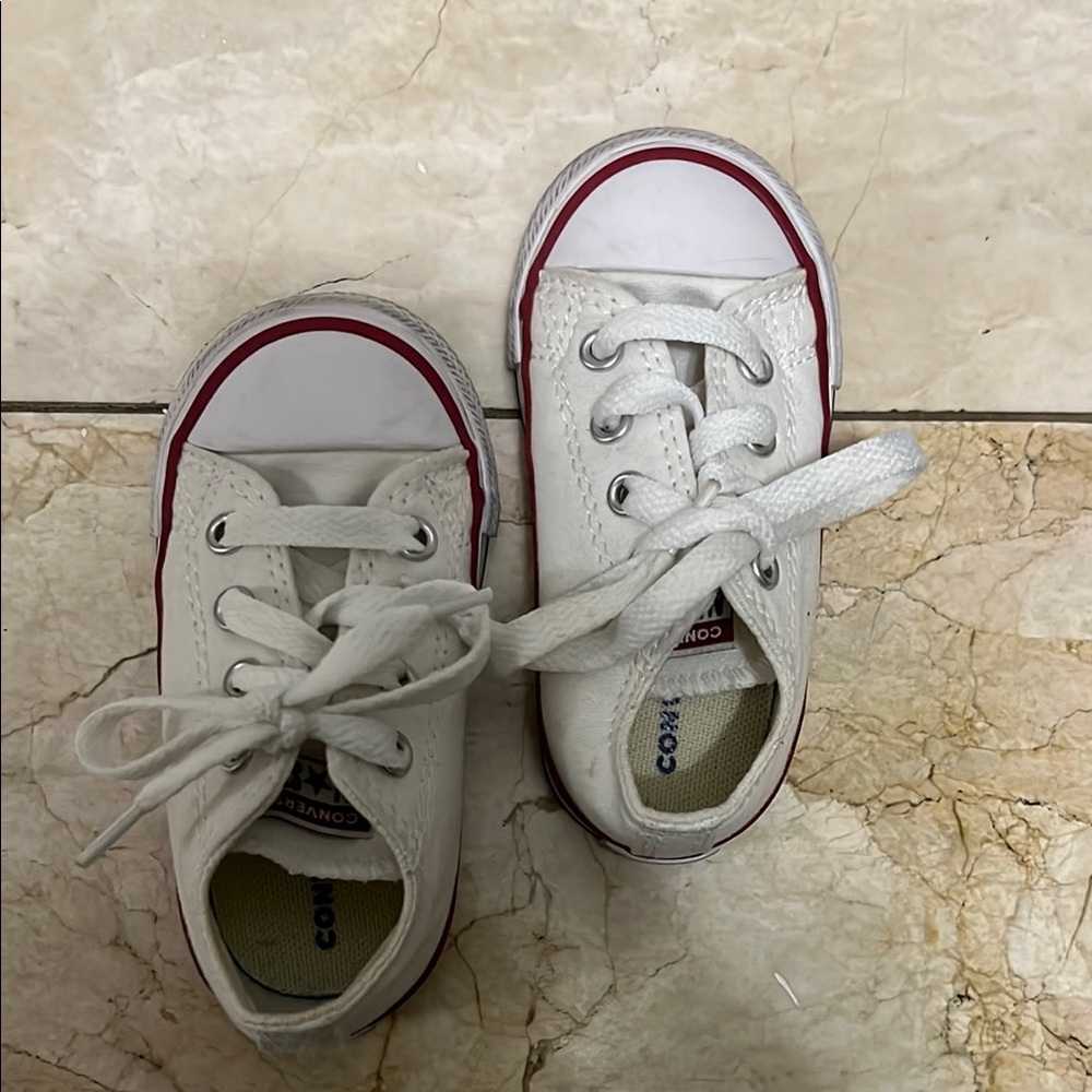 Converse Kids White Sneakers